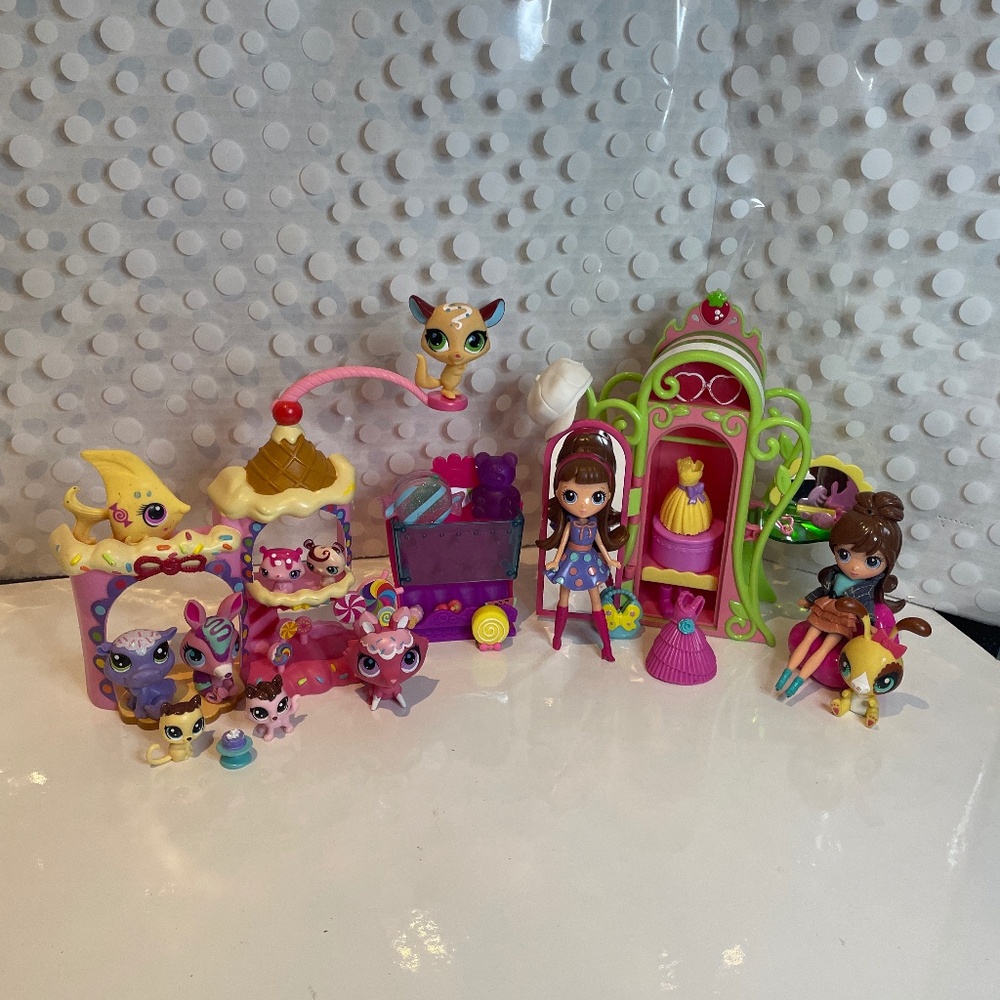 Littlest Pet Shop Blythe 🍭🍬Sugar Chic Shoppe bundle